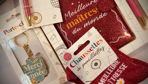 Cadeaux de fin d’année scolaire : remerciez maîtresses, maîtres, nounous, AVS et ATSEM